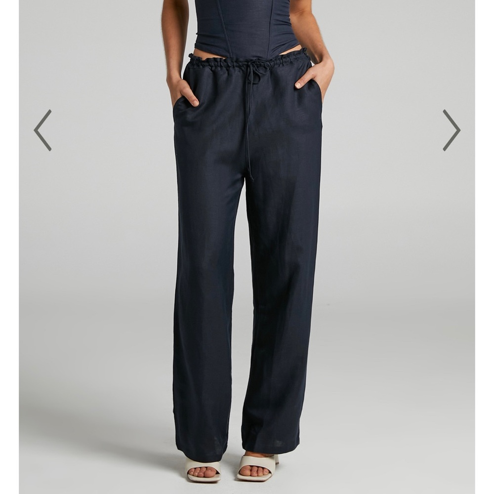 LIONESS - LA PALMA PANT IN BERKELEY BLUE (SMALL)